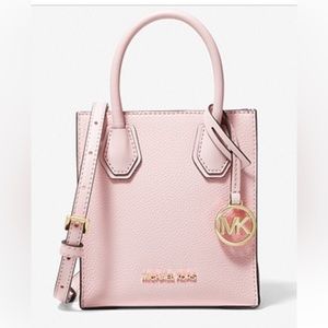 MICHAEL KORS Mercer Extra-Small Pebbled Leather Crossbody Bag NWT